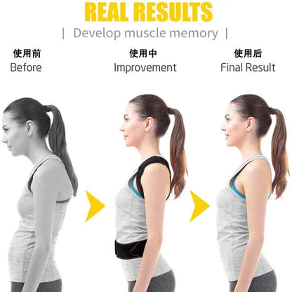 Standing and sitting posture support belt Sturdy posture back belt, enhancing better posture