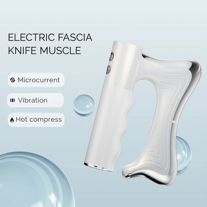 Electric Fascia Scraper Micro Current Compression Muscle 10500RPM Vibration Relaxation Massager Body Shaping Massage Knife