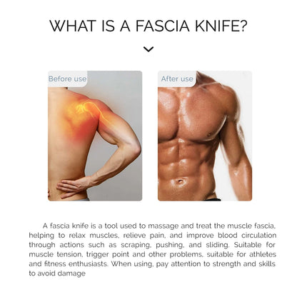 Electric Fascia Scraper Micro Current Compression Muscle 10500RPM Vibration Relaxation Massager Body Shaping Massage Knife