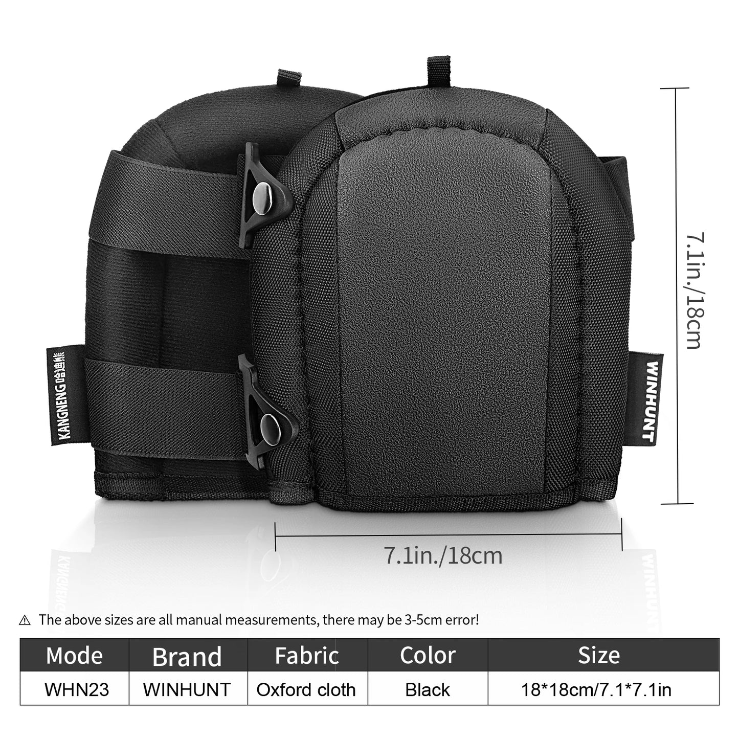 Knee Pads for Work - Heavy Duty Foam Padding Knee Pads with Strong Double Straps – Comfortable Knee Protection