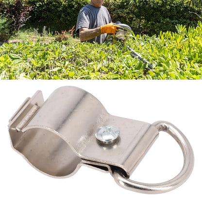 1pc Metal Shoulder Strap Trimmer Shaft Clamp Clip Compatible With EGO 56V String Outdoor Garden Power Tools Accessories