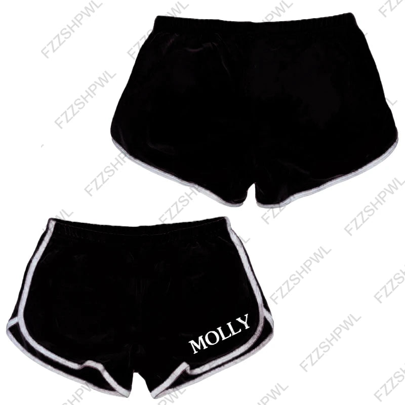 Women Casual Sports Shorts Summer Thin High Waist Yoga A-line Shorts Women Clothes Straight Shorts American Style Chic Shorts