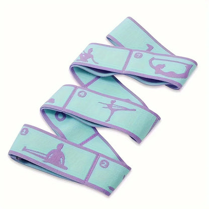 Yoga & Pilates Training Bands for Full-Body Workouts - Extra Thick Portable & Non-Slip Design for Home Gym Dance Studio & Travel