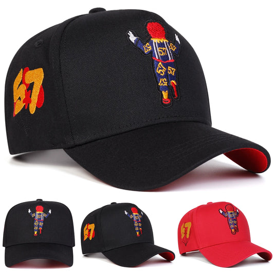 Unisex Joker 57 Embroidery Baseball Caps Spring Autumn Outdoor Adjustable Casual Hats Sunscreen Hat Sports Cap