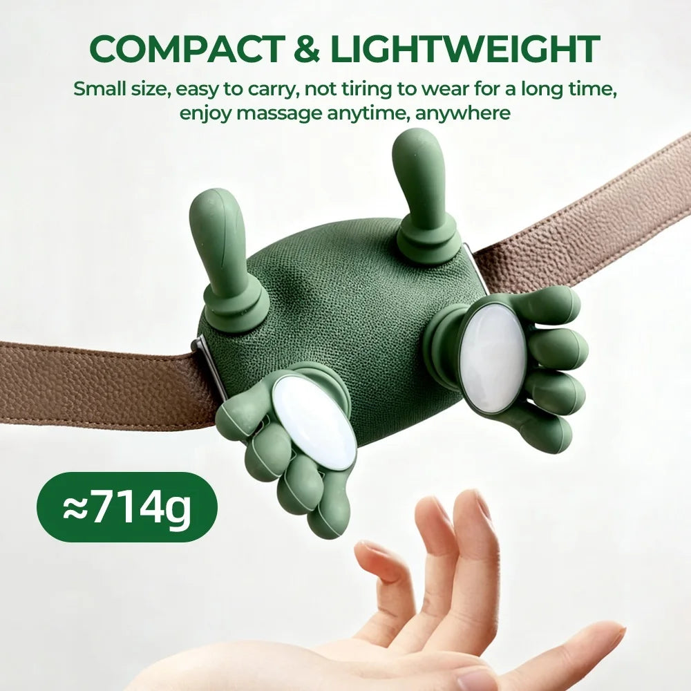 Bionic Finger Neck Shoulder Massager Wireless Neck Cervical Trapezius 4D Kneading Body Back Hand Massage Shawl Brushless Motor