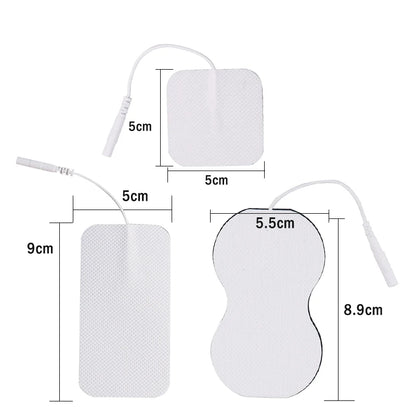 10/20pcs Self Adhesive Replacement Tens Electrode Pads Square 5*9/5*5 Cm Muscle Stimulator Electric Digital Machine Massager
