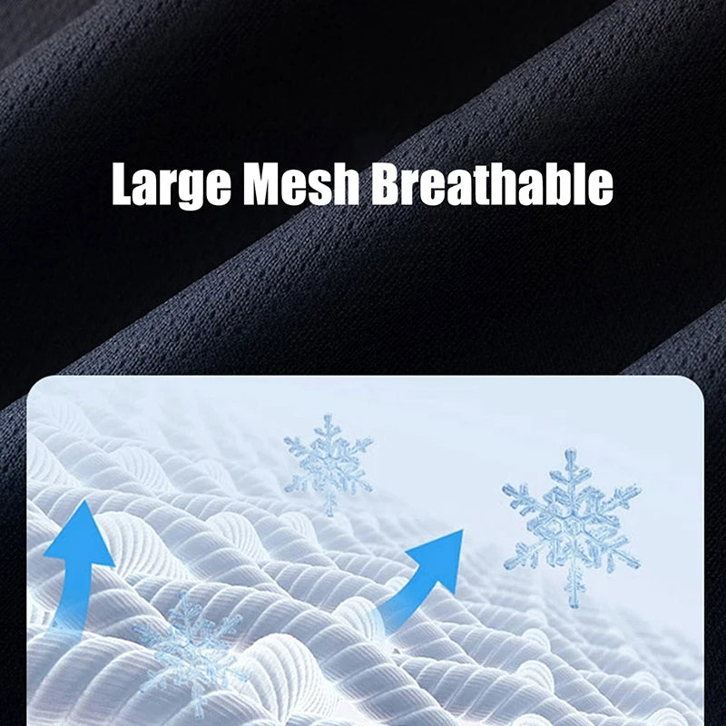 Summer Marathon Quick Dry Vest Men's Fitness Lightweight Breathable Ice Vest Men Running Moisture-Absorbent Mesh Sports Vest