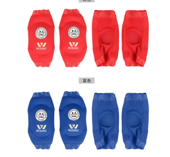 Wesing IFMA MMA Kickboxing Taekwondo Muay Thai Elbow Support Pads Sanda Arm Pad Protector Training Protective Gear DEO