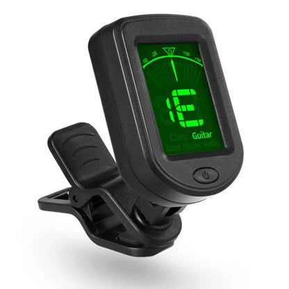 Miwayer Guitar Tuner Clip on Electronic Tuner LED Display/for Bass Ukulele Violin Mandolin All Instruments