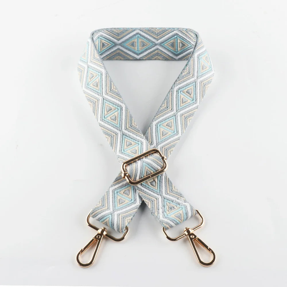 Nylon Shoulder Strap Diy Exquisite Embroidery Universal Fashionable Durable Precision Woven Diagonal Shoulder Strap 3.8CM