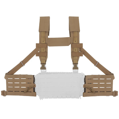 Tactical ARC Chest Rig V3 Shoulder Strap 5.56 Triple Mag Pouch with Bilateral Quick Release Slide Molle Platforms Hunting Vest