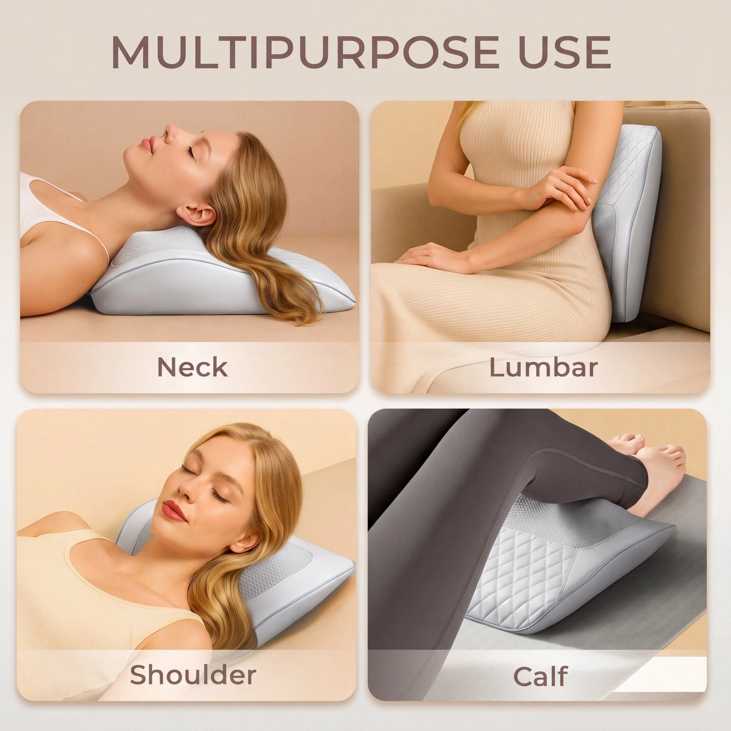Back Massager Neck Massager with Heat 3D Kneading Massage Pillow for Relax Neck Back Shoulder Legs Gifts for Men Women Mom Dad