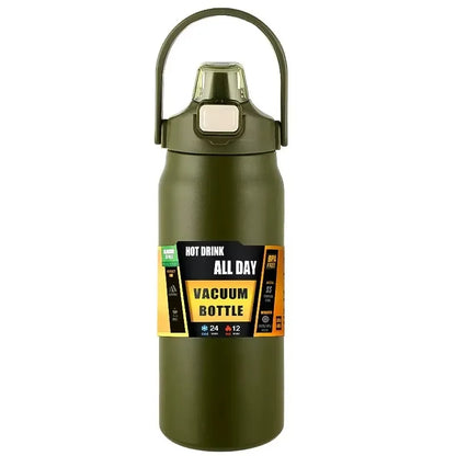 304 Stainless Steel Vacuum Tumbler with Straw Hot Cold Sports Water Bottle Outdoor Thermos