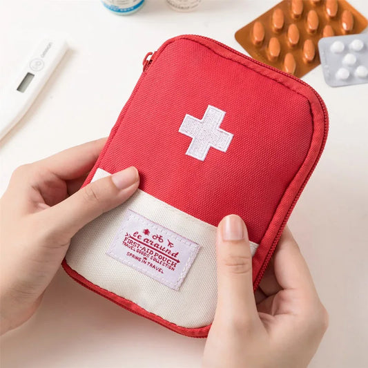 Travel Medicine Bag Pill Storage Pouch Outdoor Essentials Emergency Medicine Storage Bag Home Easy Carrying Medical Storage Bag