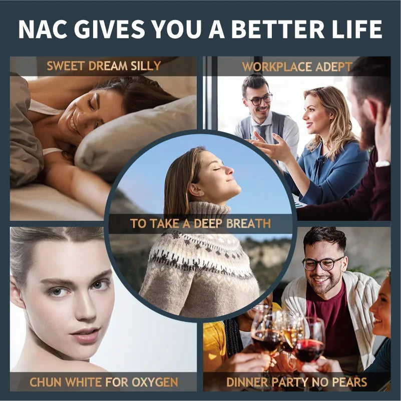 NAC Glutathione Capsules N-Acetyl Cysteine 1200 mg Support for Liver, Lung | Amino Acid, Increases Glutathione