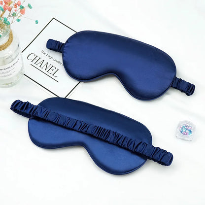 Women Imitated Silk Sleep Eye Mask Portable Travel Eyepatch Nap Eye Patch Rest Blindfold Eye Cover Sleeping Mask Night Eyeshade
