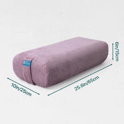 Yoga Bolster Pillow, Rectangular Meditation Cushion, Lightweight Yoga Prop, Restorative Yoga Pillow, Pilates Support Cushion