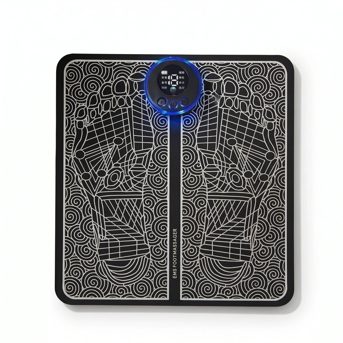 EMS Foot Massager Pad Relief Pain Relax Feet Acupoints Massage Electric Muscle Stimulation Improve Blood Circulation Relax Feet