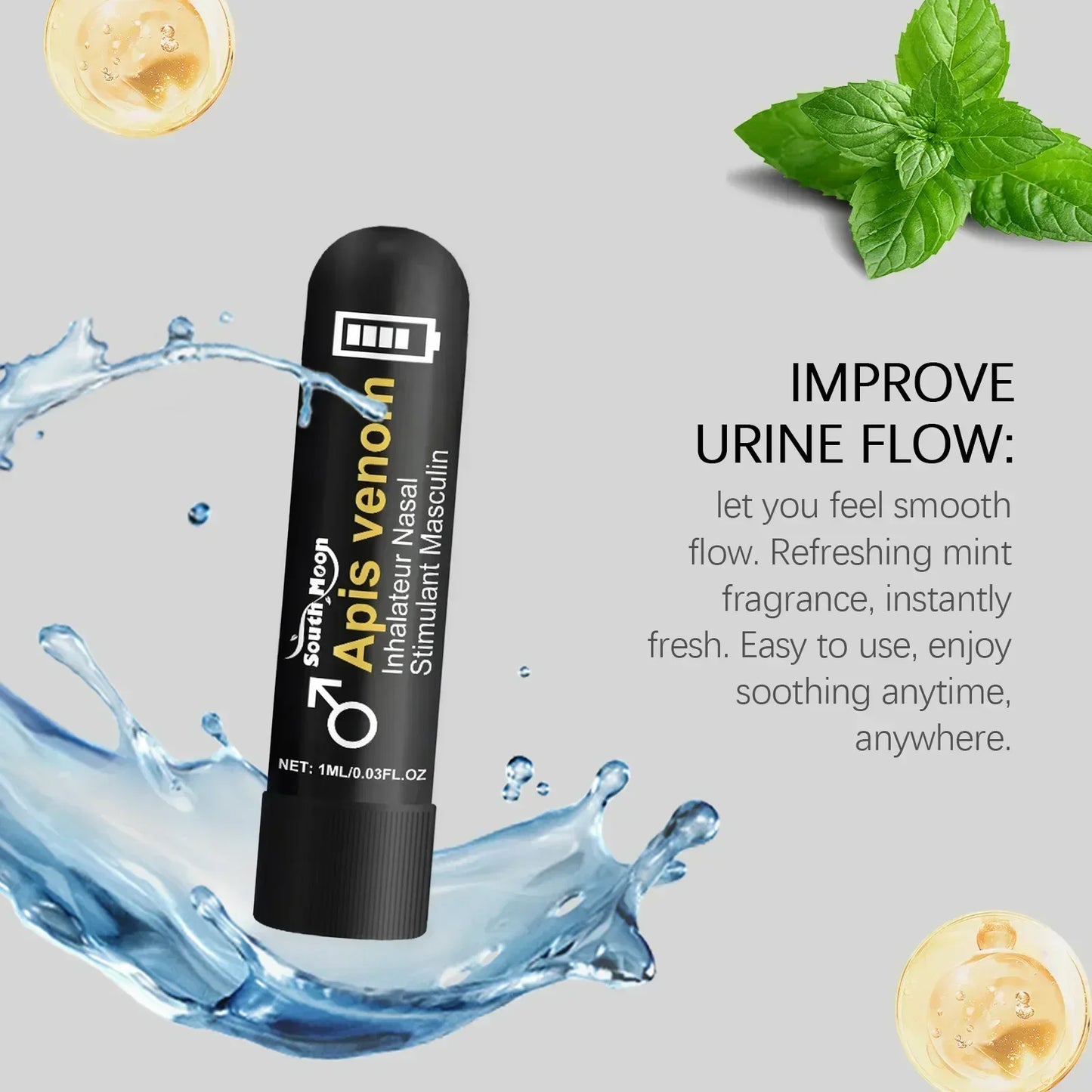 Gentle Care Men's Nursing Nasal Sniffing Stick  Daily Nutrition Body Comfortable Inhalation Nasal Sniffing Stick 2026 New