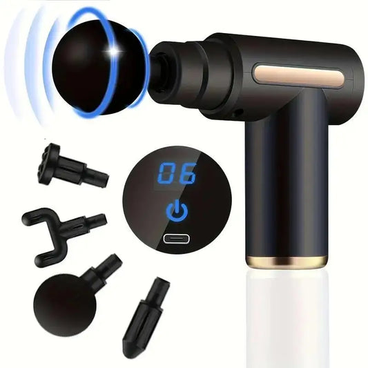 Mini Muscle Massage Gun Portable Deep Handheld Percussion Massager for Body Back Neck And Leg Pain Relief