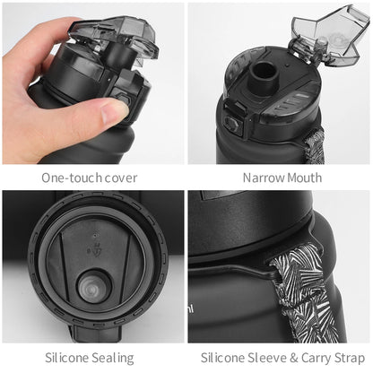 1000ml BPA Free Sports Water Bottle Outdoor Travel Portable Bottle Leakproof Ecofriendly Plastic Drinking Bottles For Fruit Tea