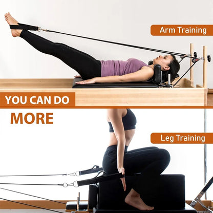 1pcs  Double Loop Pilates Straps with D-Ring Loops Yoga Fitness Equipment Double Padded Hand And Feet Equipment