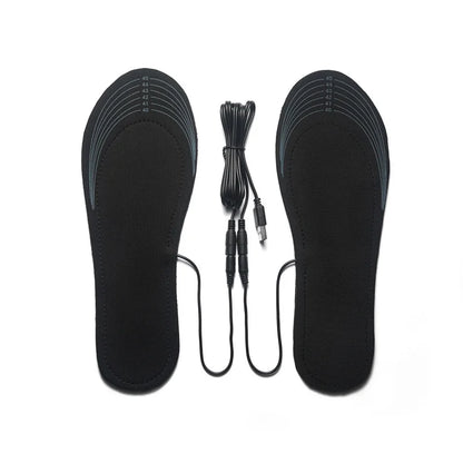 Winter Electric Heated Insoles USB Heating Feet Warmer Thermal Shoes Sock Pad Heated Insoles Washable Full Foot Fever Unisex