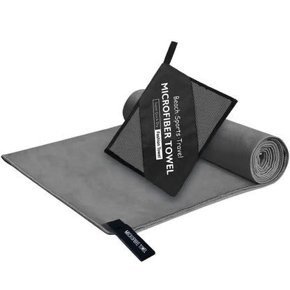 6 Sizes Premium High Quality Microfiber Towel Ultra Absorbent Quick Dry Portable Bag Gym Yoga Beach Camping Travel Lightweight