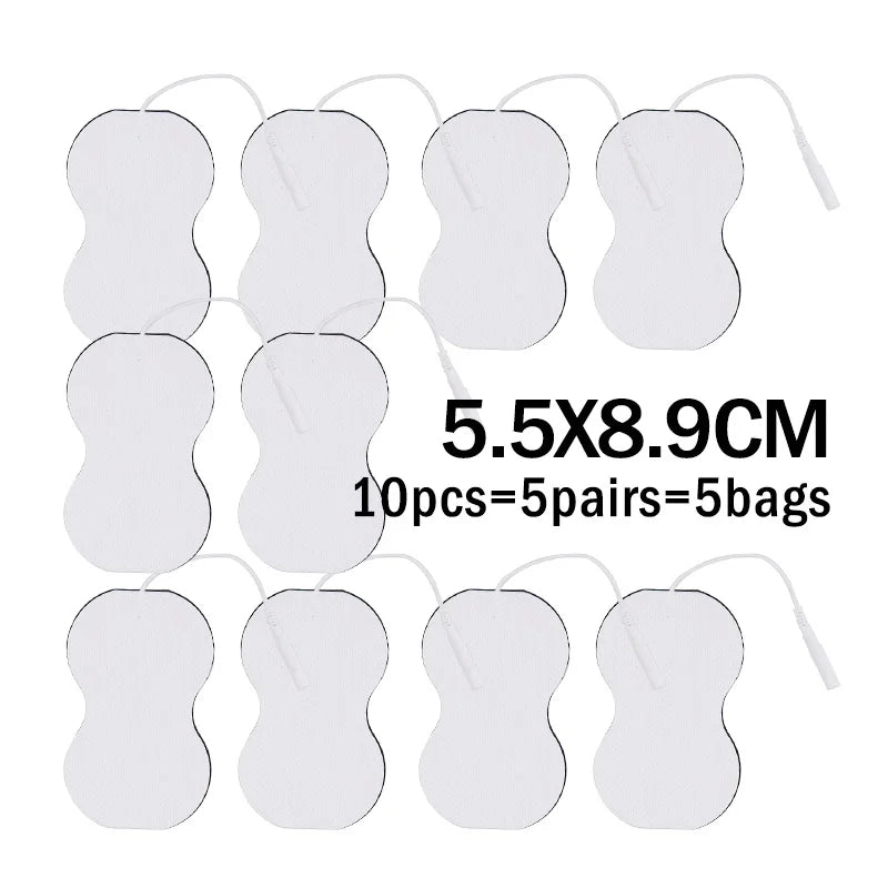 10/20pcs Self Adhesive Replacement Tens Electrode Pads Square 5*9/5*5 Cm Muscle Stimulator Electric Digital Machine Massager