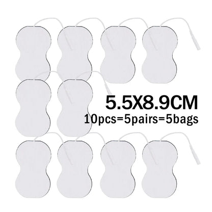 10/20pcs Self Adhesive Replacement Tens Electrode Pads Square 5*9/5*5 Cm Muscle Stimulator Electric Digital Machine Massager