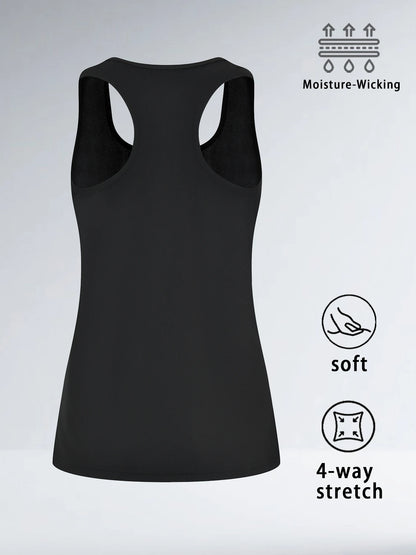 Super Soft Workout Tank Tops for Women, Moisture-Wicking Athletic Racerback Sports Tank Tops for Running Tennis Yoga