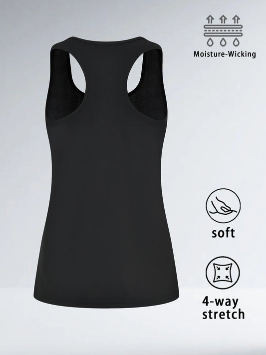 Super Soft Workout Tank Tops for Women, Moisture-Wicking Athletic Racerback Sports Tank Tops for Running Tennis Yoga