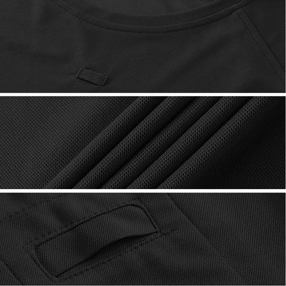 Outdoor Quick Drying T-shirt Men Special Forces Breathable Elastic Quick Drying T-shirt Tactical Round Neck Short Sleeve Top