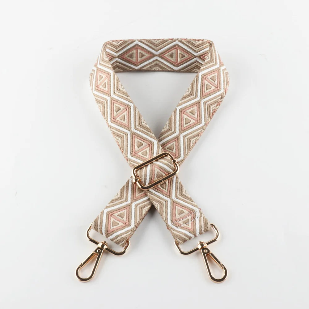 Nylon Shoulder Strap Diy Exquisite Embroidery Universal Fashionable Durable Precision Woven Diagonal Shoulder Strap 3.8CM