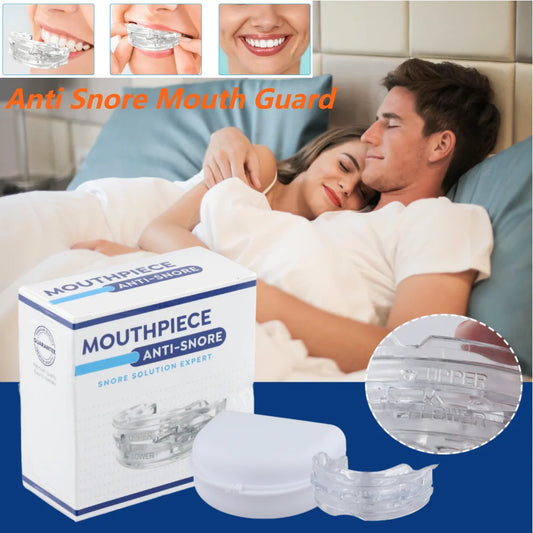 New Mouth Guard Anti-Snoring Teeth Bruxism Mouthguard Improves Sleep Teeth Bruxism Sleep and Apnea Snoring Device Stops Snoring