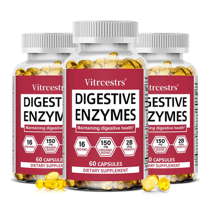 Digestive Enzyme Supplement Capsules – Promote Digestive Health, Support Gut Health, Suitable for Both Men and Women