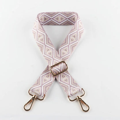 Nylon Shoulder Strap Diy Exquisite Embroidery Universal Fashionable Durable Precision Woven Diagonal Shoulder Strap 3.8CM