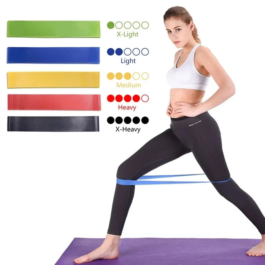 Resistance Bands Set 5Lbs-30Lbs Yoga Pilates Workout Bands for Women Men Home Gym Fitness Elastic Exercise Bands Indoor Outdoor