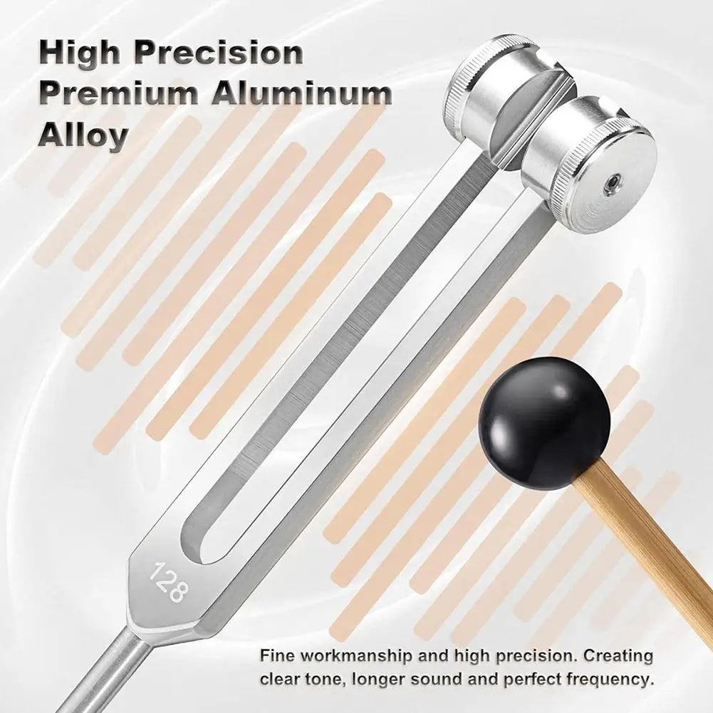128 Hz Tuning Fork For Healing, Alloy Healing Chakra 528 Hz Sensory Tuning Fork Sound Therapy Yoga And Meditation Accessories