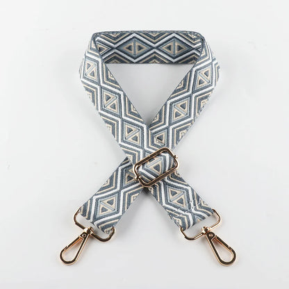 Nylon Shoulder Strap Diy Exquisite Embroidery Universal Fashionable Durable Precision Woven Diagonal Shoulder Strap 3.8CM