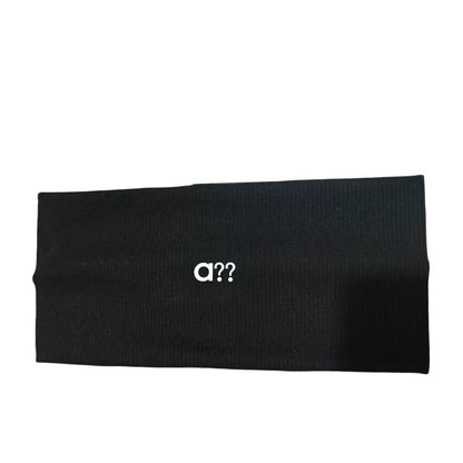 2026 Embroidery Knit Headband Men Women Sports Sweatband Yoga Turban Anti-Slip Elastic Hair Wrap Casual Streetwear Vest