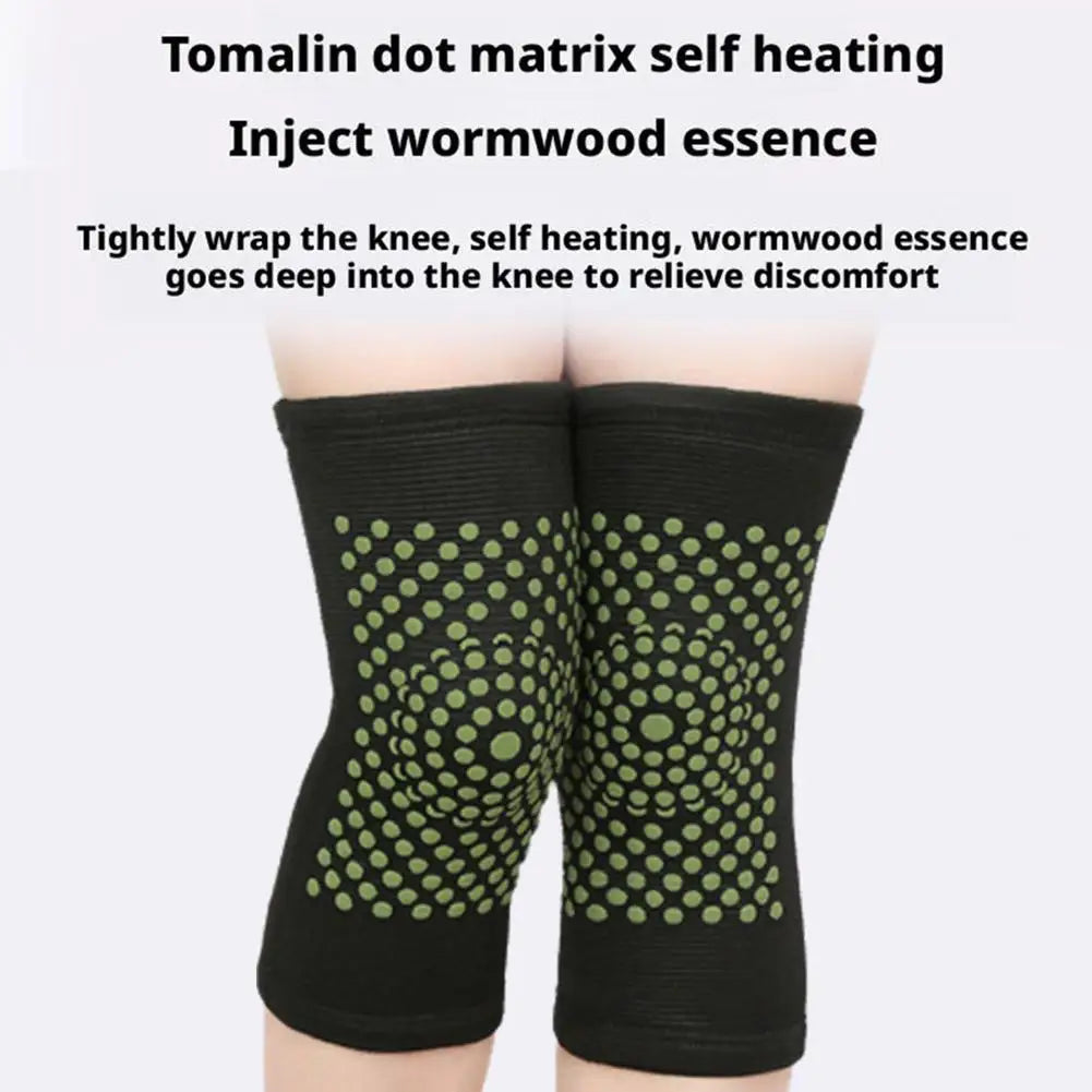 1Pair Self Heating Knee Braces Sleeve Tourmaline Knee Support Far Infrared Keep Warm Knee Pads Leg Knee Warmer