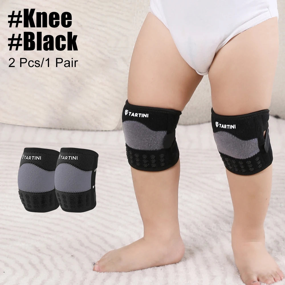1Pair Baby Elbow Knee Pads for Crawling Adjustable Knee Pads Toddler Crawler Knee Elbow Protector for Infant Girl Boy Crawling