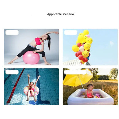 Step On 4-inch Inflatable Toy Swimming Ring Foot Balloon Basketball Air Mattress Air Pump Yoga Ball Inflation Tools Multipurpose