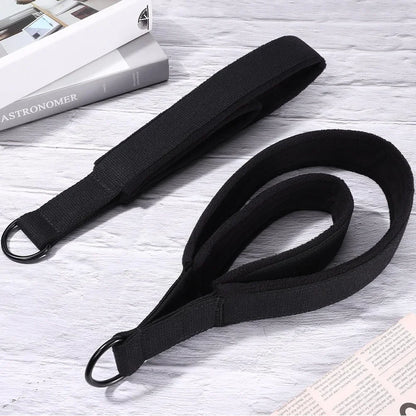 1pcs  Double Loop Pilates Straps with D-Ring Loops Yoga Fitness Equipment Double Padded Hand And Feet Equipment