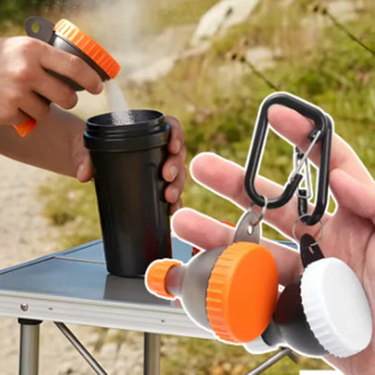 50ML Protein Powder Dispenser Box Portable Fitness Supplement Container Funnel Sports powder box Leak-Proof Case For Hiking