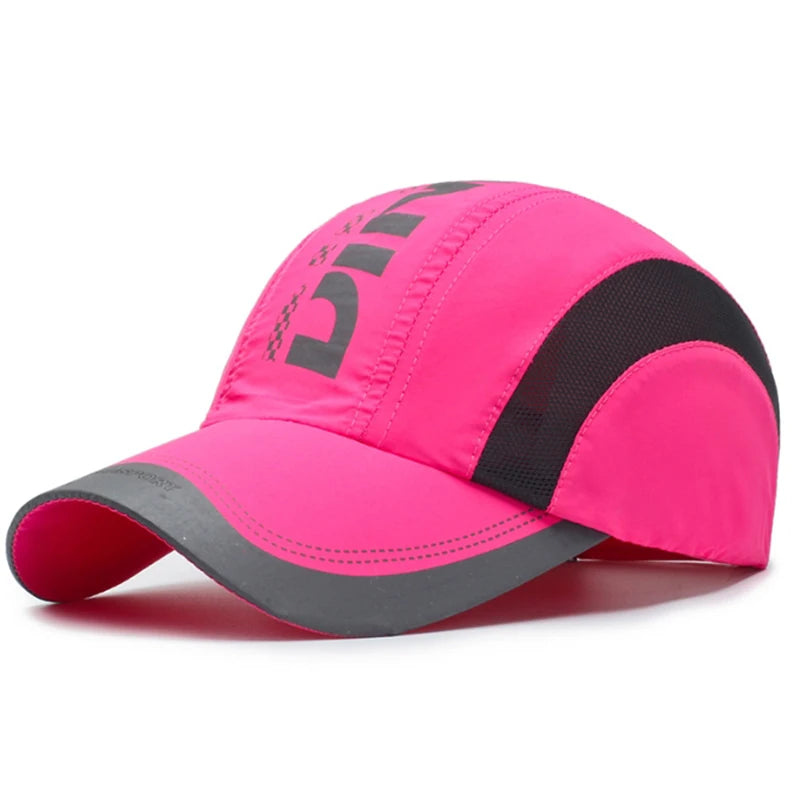 New Summer Hat Quick-Drying Cap Fashion Spring Baseball Cap Outdoor Sports Cap Breathable Mesh Hat Visor Hat