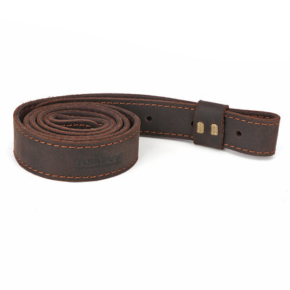 Tourbon Dual Point Gun Strap Leather Belt Gun Slings Rifle Shoulder Strap with Swivels Hunting Gun Accessories 92cm