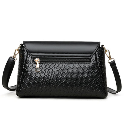 Women Small Square Flip cover Bags Retro Versatile Shoulder Strap Large Capacity Casual Portable Female Shoulder Crossbody Bags