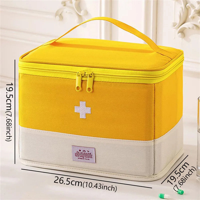 Travel Medicine Bag Pill Storage Pouch Outdoor Essentials Emergency Medicine Storage Bag Home Easy Carrying Medical Storage Bag